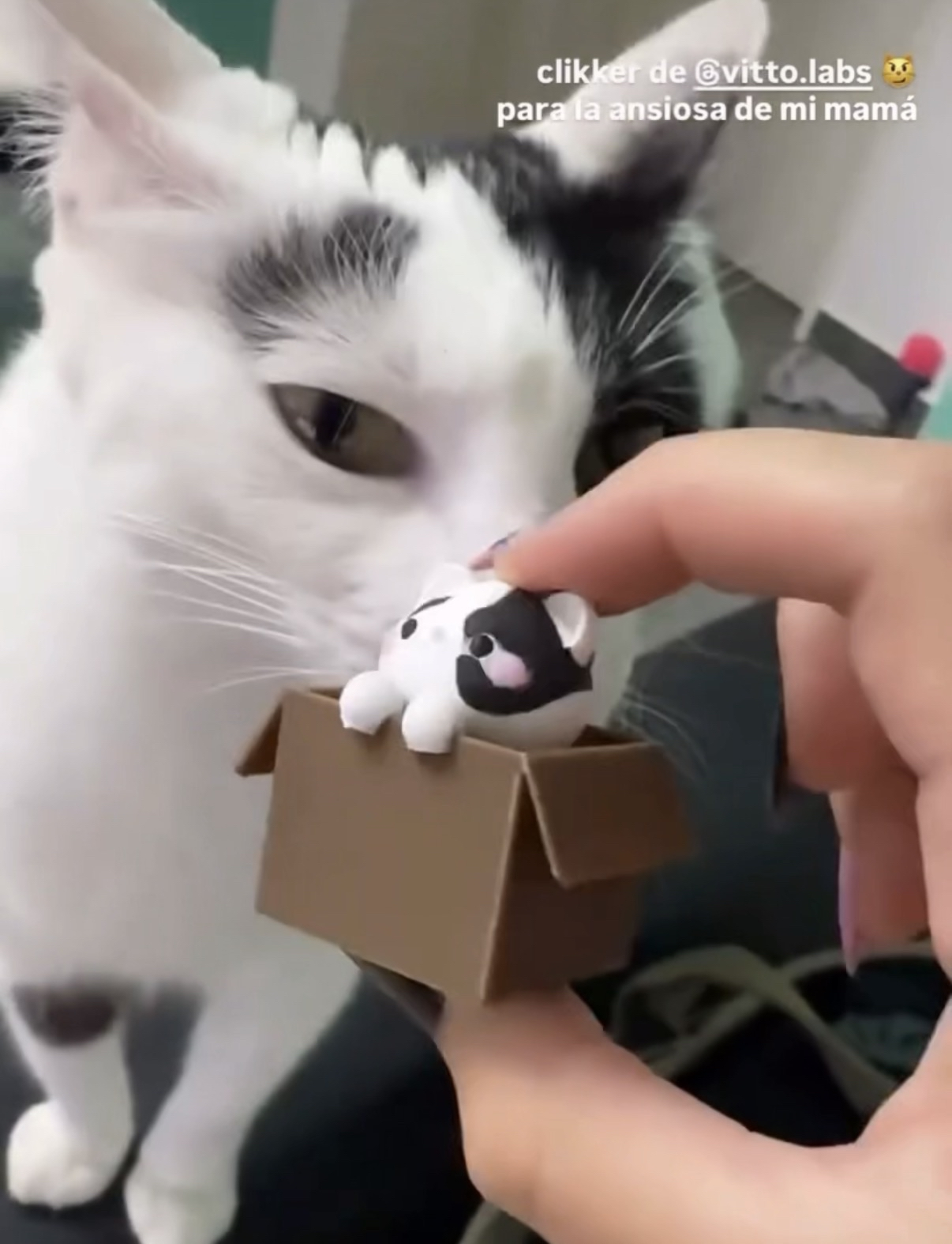 Clicker gatito personalizado