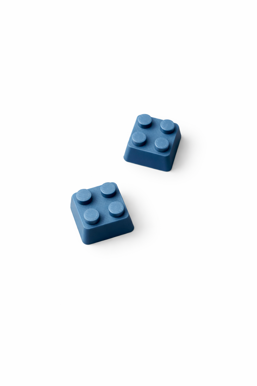 Aritos estilo Lego en azul